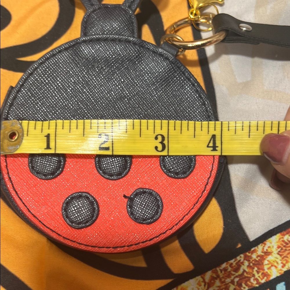 Ladybug Coin Purse with Wrist Strap - Picture 8 of 8